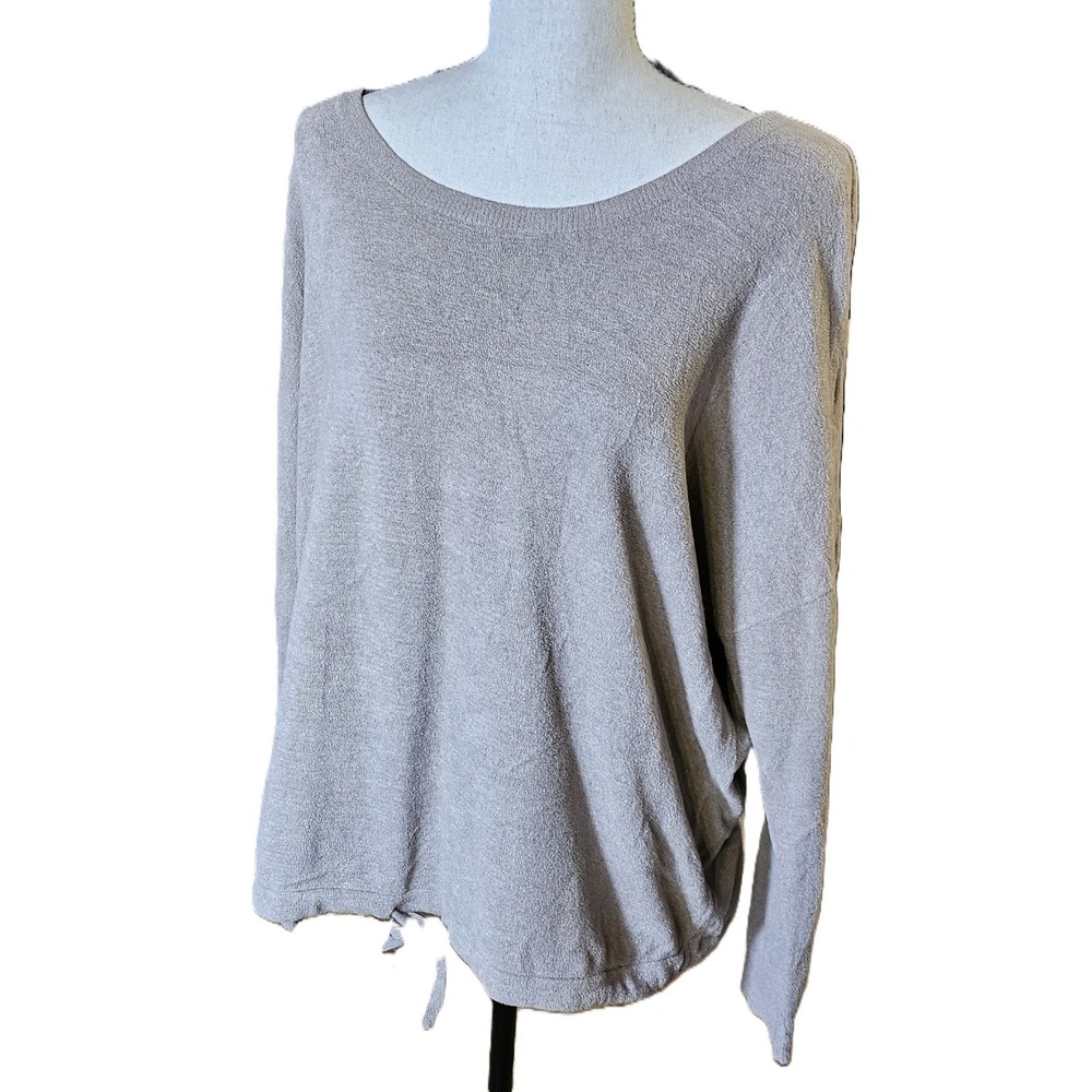 Barefoot Dreams Cozy Chic Ultra Lite Knit Style#495 Womens Sweater SZ M Lounge